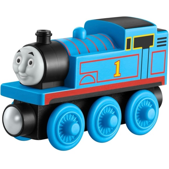 Vintage Thomas and friends wooden railway train THOMAS the tank engine magnetic - Picture 8 of 8